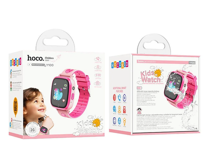 Smartwatch HOCO Y100 Kids Call, Ružový