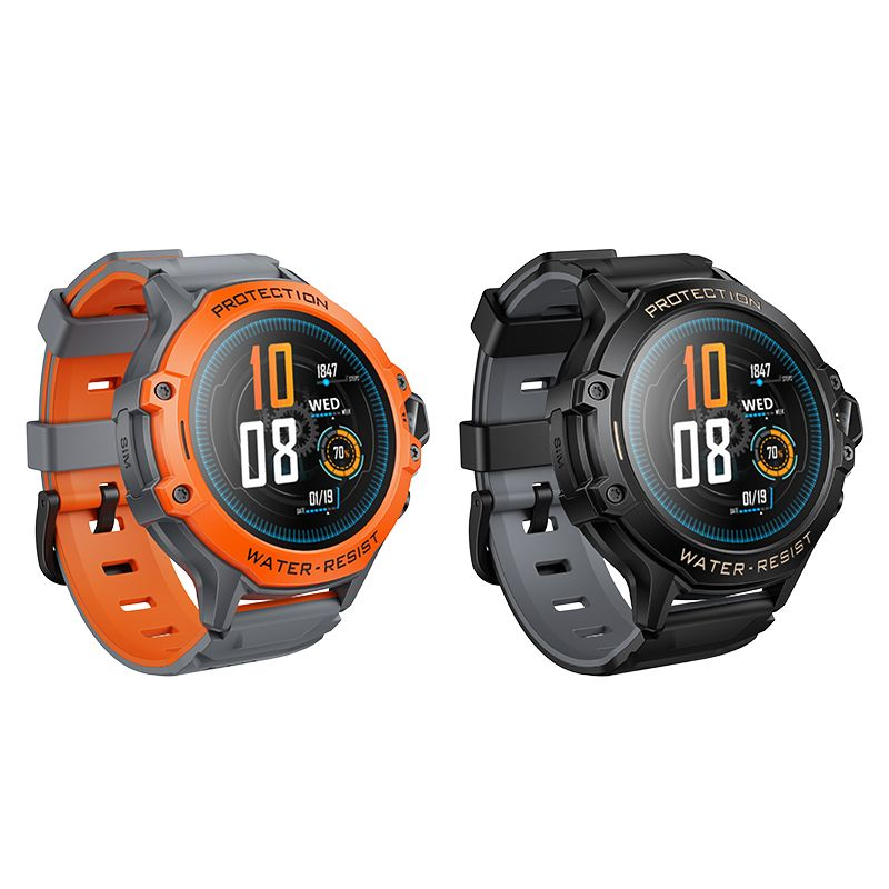 Smartwatch HOCO Y107 Kids Call, Čierny, Znovu zabalený