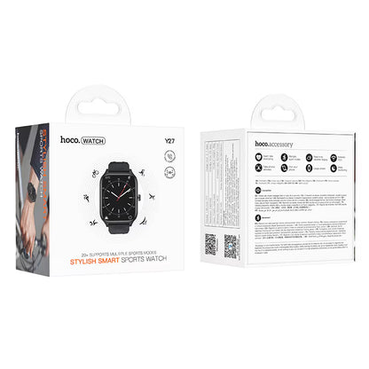 Smartwatch HOCO Y27 Call, čierny