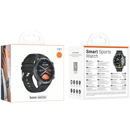 Smartwatch HOCO Y31 Call, čierny