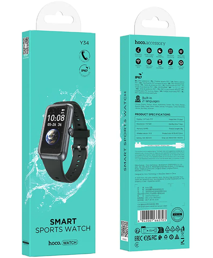 Smartwatch HOCO Y34 Call, Čierny
