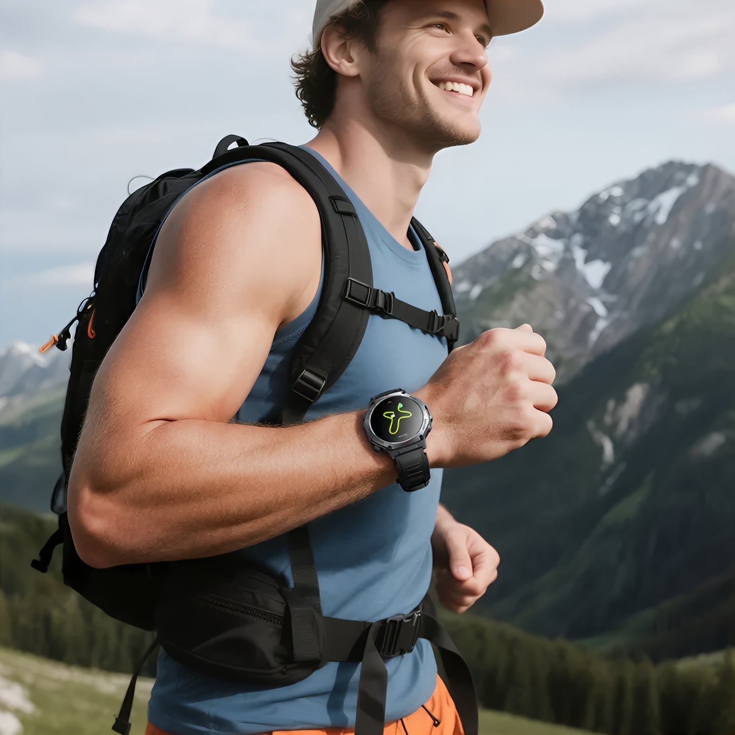 Smartwatch HOCO Y37 Call, čierny