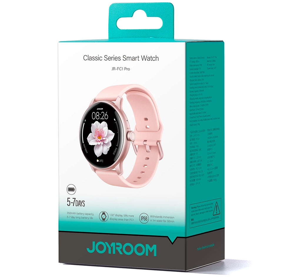 Smartwatch Joyroom JR-FC1 Pro Call, Ružový