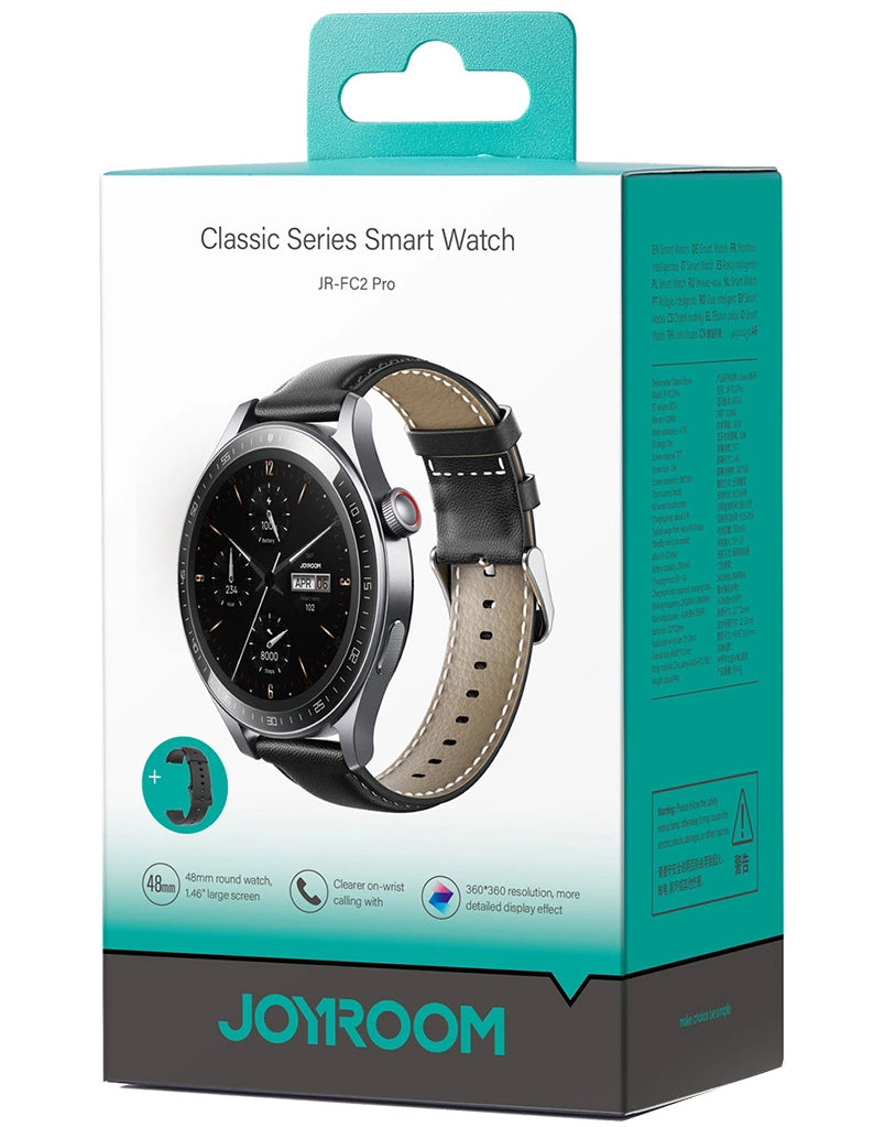 Smartwatch Joyroom JR-FC2 Pro Call, Sivý