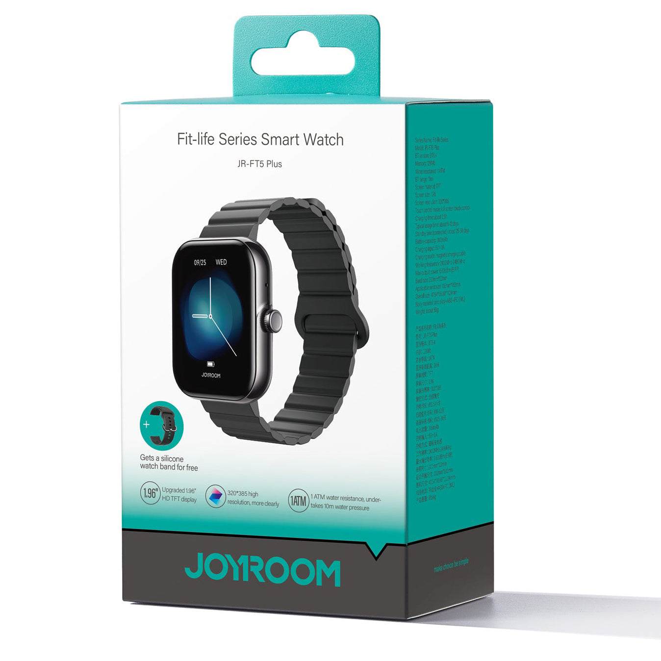 Smartwatch Joyroom JR-FT5 Plus Call, Čierny