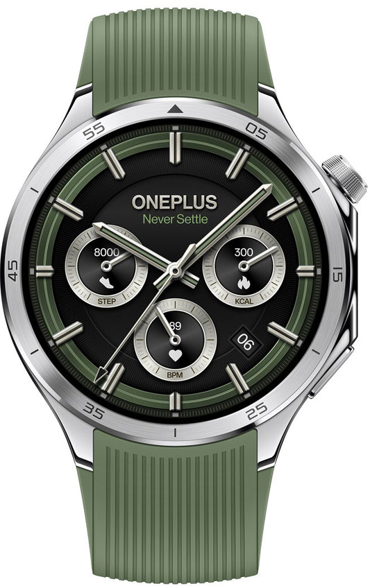 Smartwatch OnePlus Watch 3, 46mm, Zelený, Znovu zabalený 5491100341