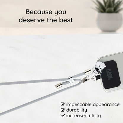 Šnúra na telefón Karl Lagerfeld Choupette, Sivá