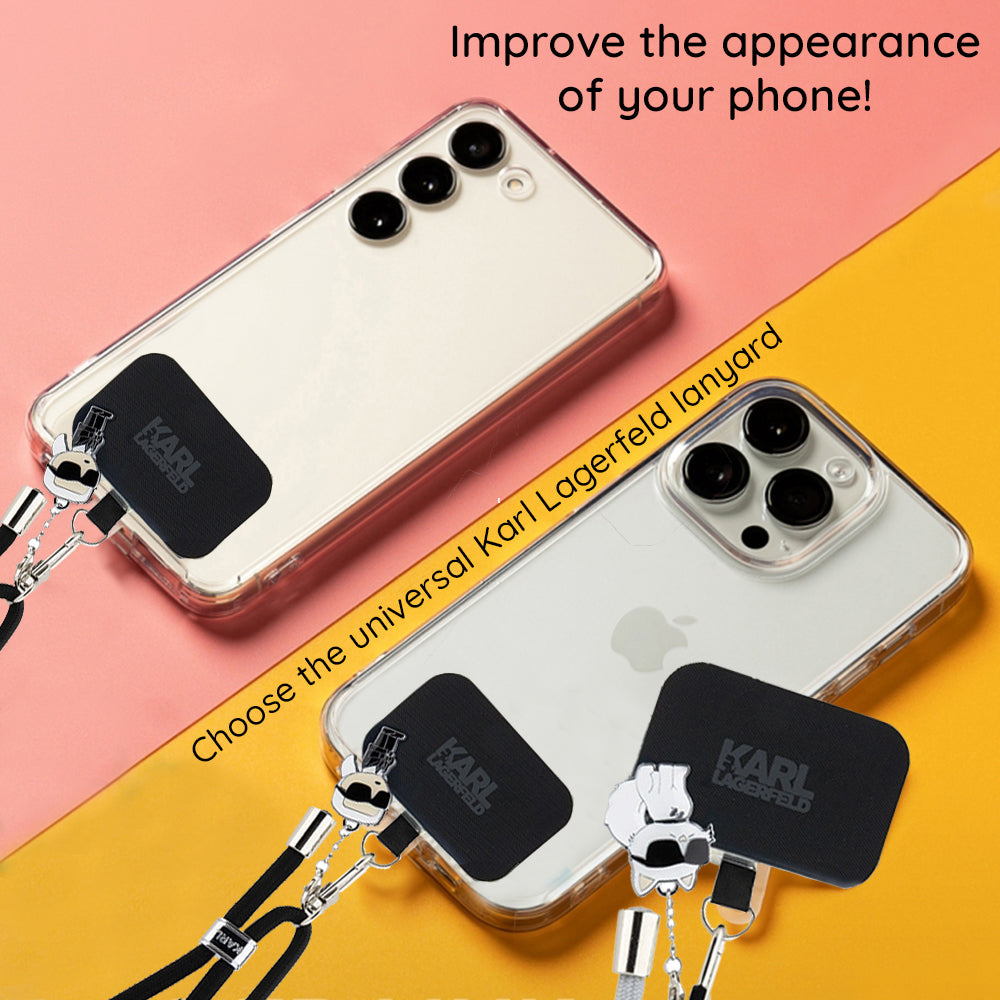 Šnúra na telefón Karl Lagerfeld Choupette, Sivá