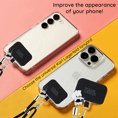 Šnúra na telefón Karl Lagerfeld Choupette, Sivá