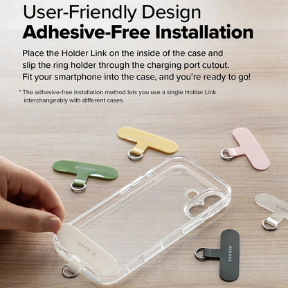 Snur Telefon Ringke Link Flow P-Type, Čierny