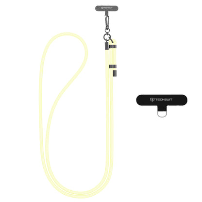 Šnúrka na telefón Techsuit RCS1-56, krémová