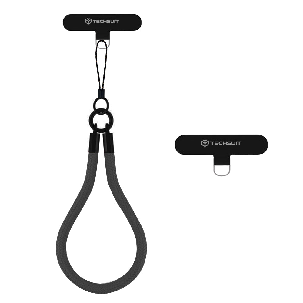 Šnúrka na telefón Techsuit RWS2-07, Sivá