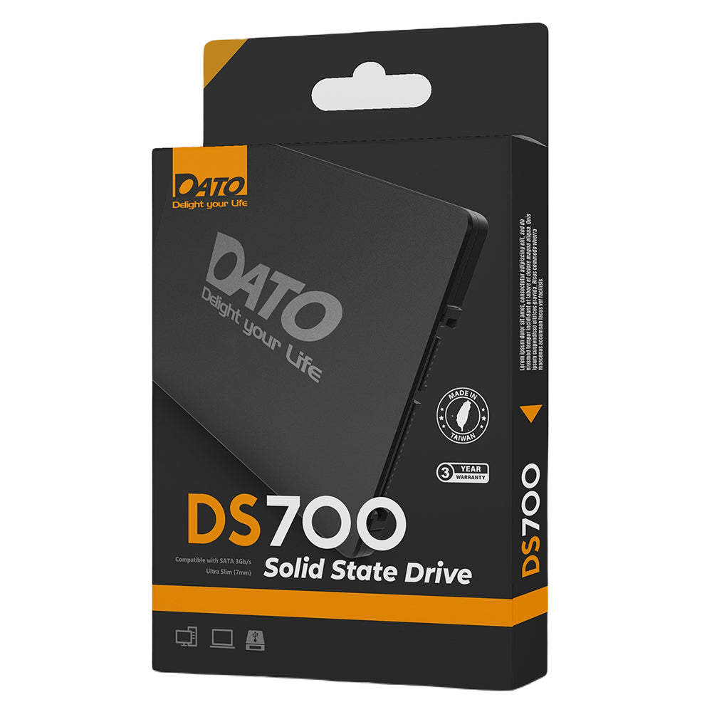 Solid State Drive (SSD) Dato, 2,5 palca, 4TB, SATA III, Čierny DS700SSD-4TB