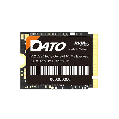 Solid State Drive (SSD) Dato DP330, NVME M.2 2230, PCIE Gen3x4, 2TB, Čierny DP330SSD-2TB