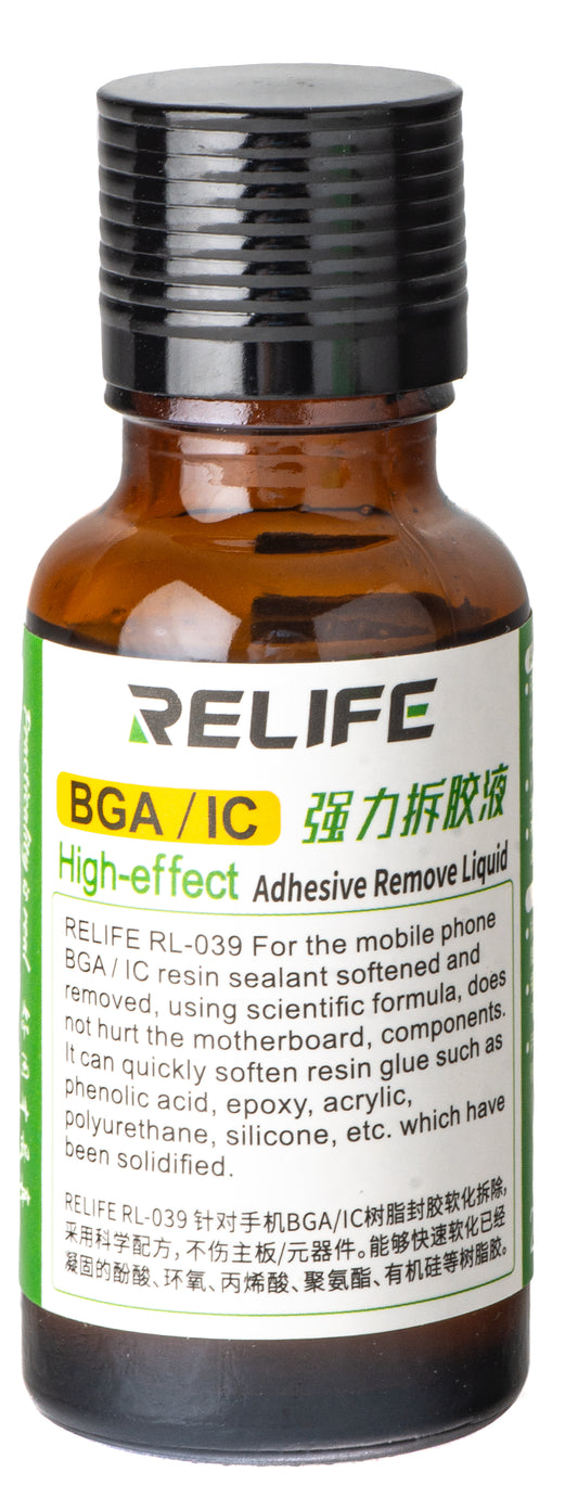 Roztok na odstránenie lepidla Relife RL-039, BGA / IC