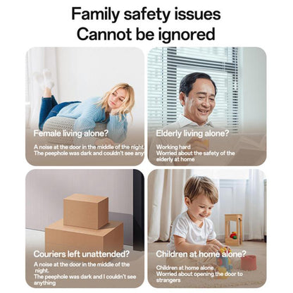 Zvonček Yesido KM27, Wi-Fi, 2K, Biela