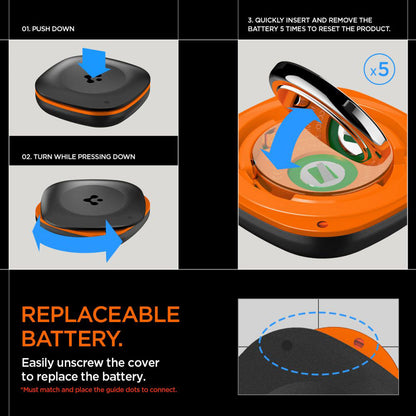 Spigen SmartTag TagMe pre iOS Series, Čierny