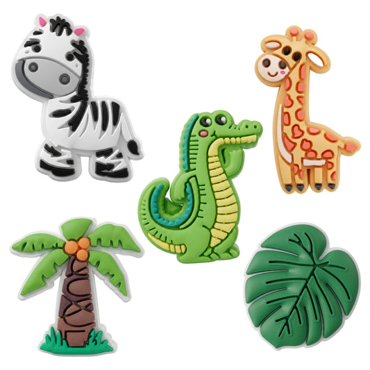 3D OEM Jungle nálepka na obal na telefón / tablet, sada 5 kusov, viacfarebná