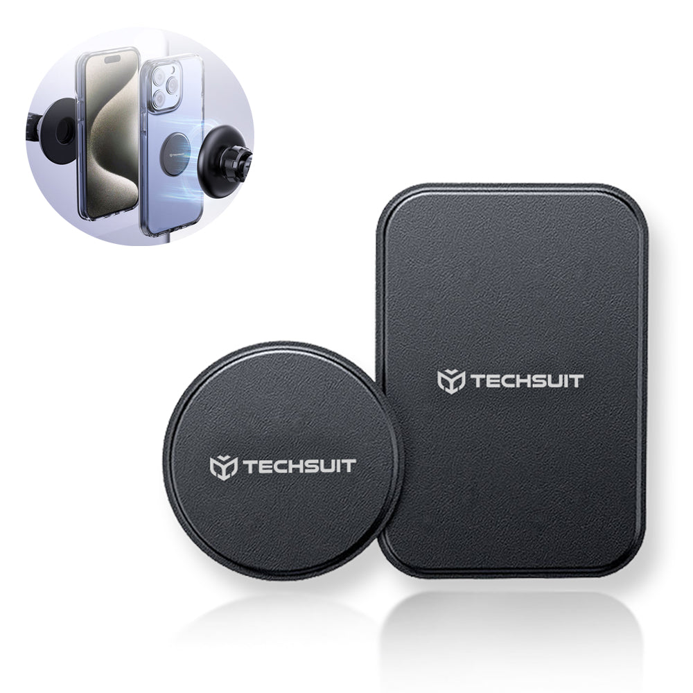 Nálepka Metalická Techsuit MP02 2v1, Čierna