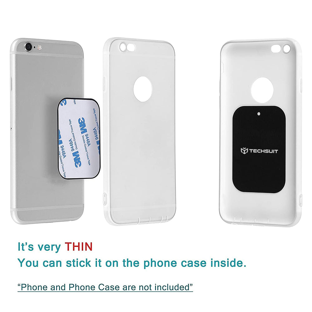 Nálepka Metalická Techsuit MP04 4v1, Čierna