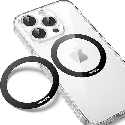 Kovová nálepka UGREEN LP428 (25766), Sada 2 kusy, Čierna