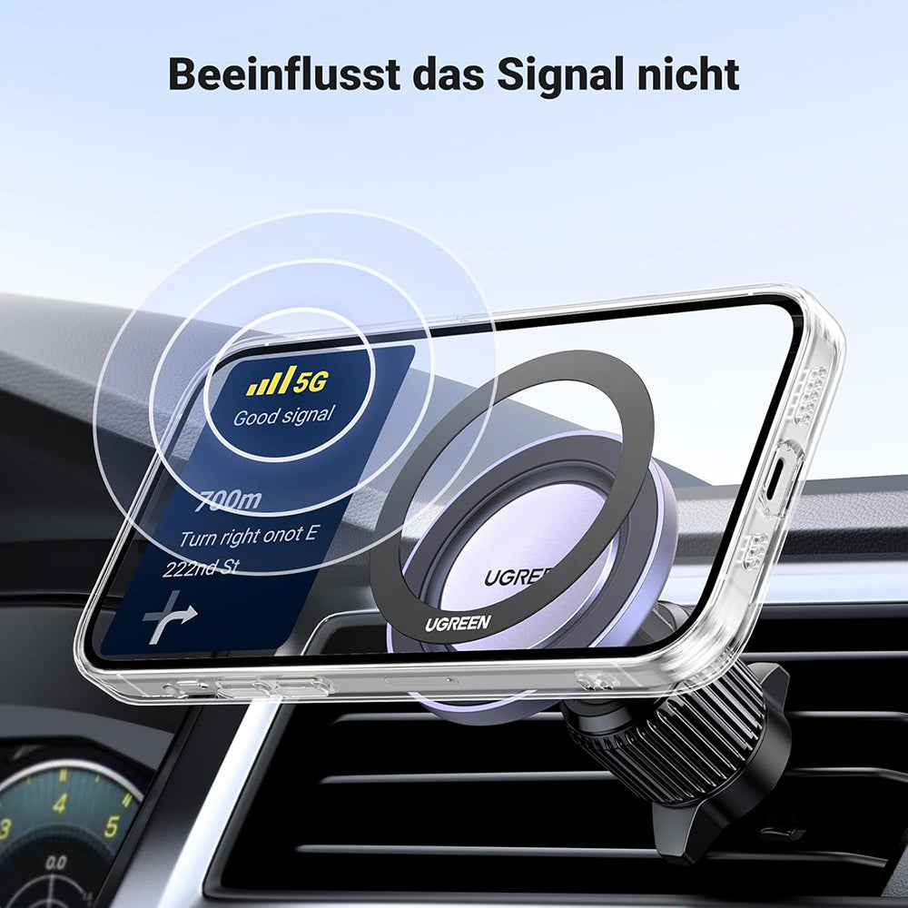 Kovová nálepka UGREEN LP428 (25766), Sada 2 kusy, Čierna