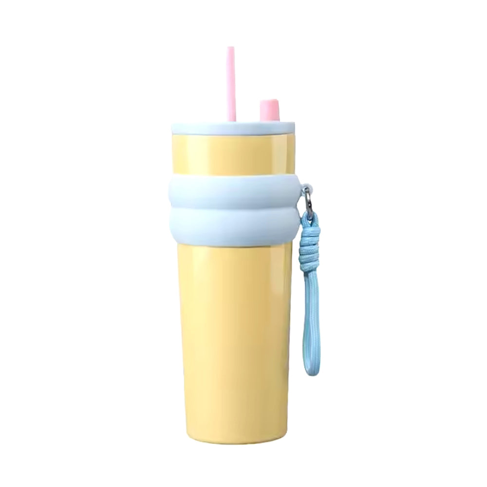 Termosová fľaša Techsuit THM7, 710ml, žltá