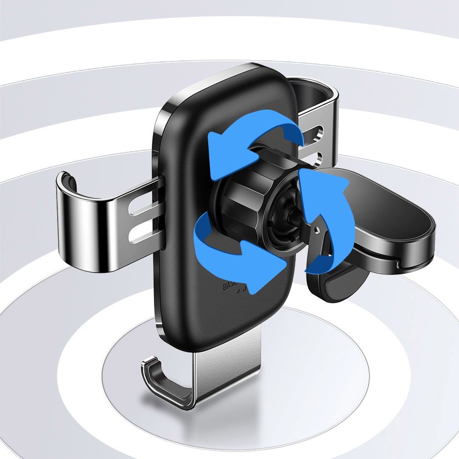 Baseus Glaze Gravity Car Mount, 4,7" - 6,5", čierny SUYL-LG01