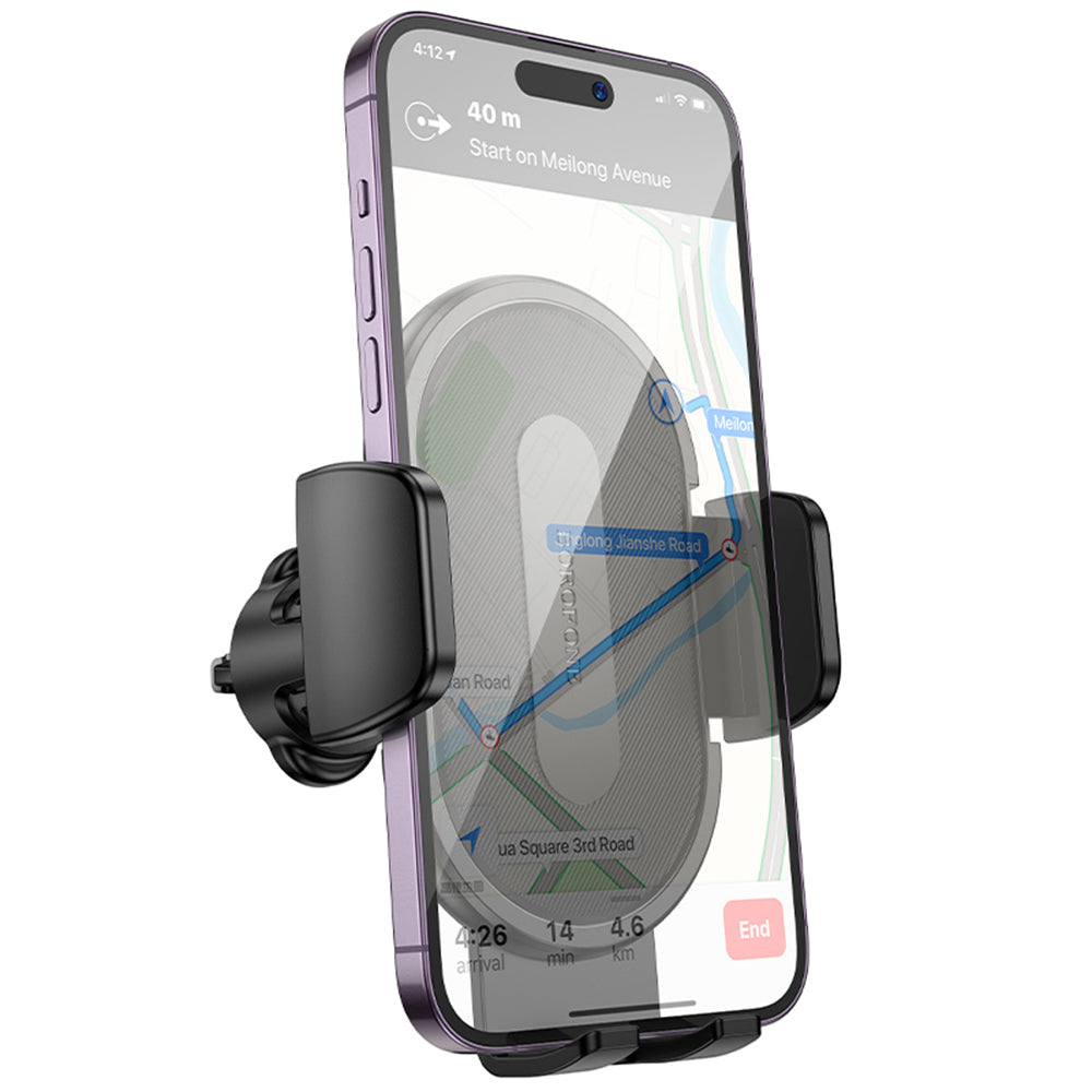 Borofone BH133 Rio Car Holder, 4.5inch - 7inch, Black