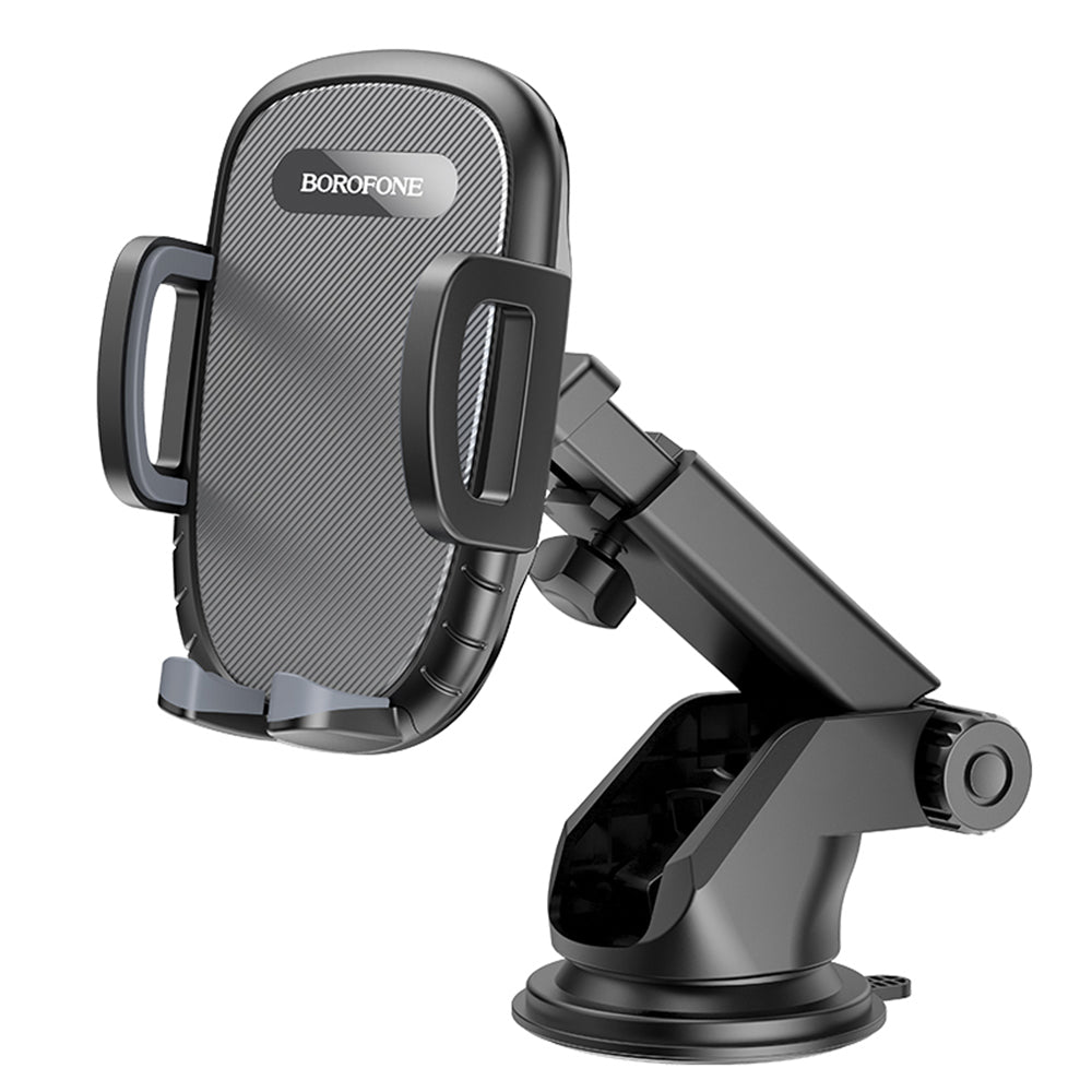 BH53 Windy Borofone držiak do auta, 4,5 palca - 6,7 palca, čierny 