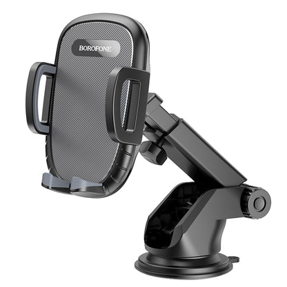 BH53 Windy Borofone držiak do auta, 4,5 palca - 6,7 palca, čierny 