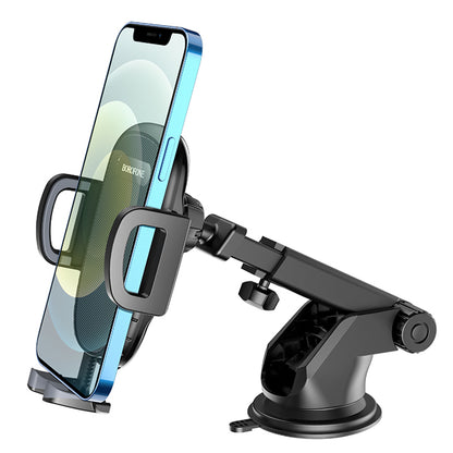 BH53 Windy Borofone držiak do auta, 4,5 palca - 6,7 palca, čierny 