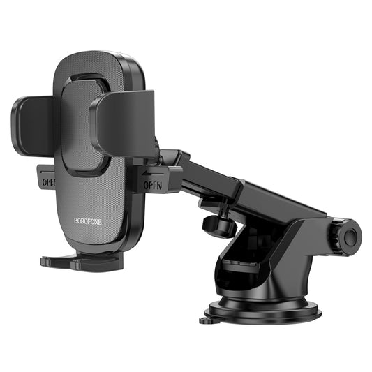 BH60 Dainty držiak do auta, 4,5 palca - 7 palcov, čierny 