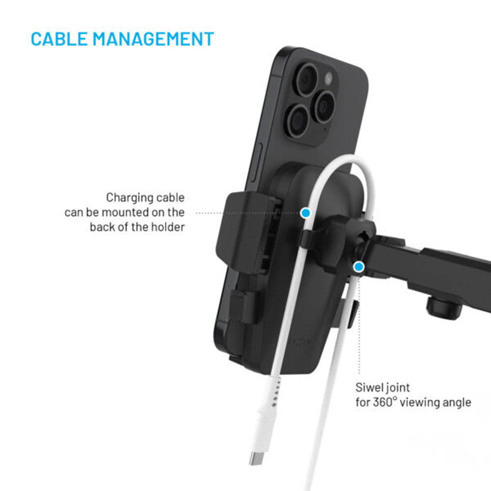 Auto držiak Fixed Iconiq XXL, Univerzálny, Čierny