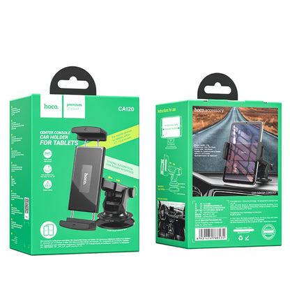 Auto držiak HOCO CA120 na telefón / tablet, 4,7 palca - 10,5 palca, čierny