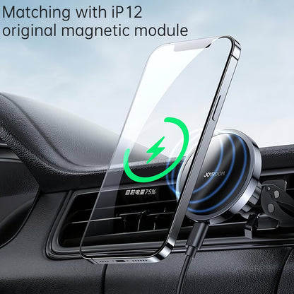 Bezdrôtová autonabíjačka Joyroom JR-ZS240 Air Vent, 15W, 1.67A, Čierna