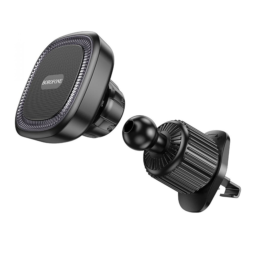 Magnetický Auto Držiak Borofone BH96 Ice, Univerzálny, Čierno Sivý