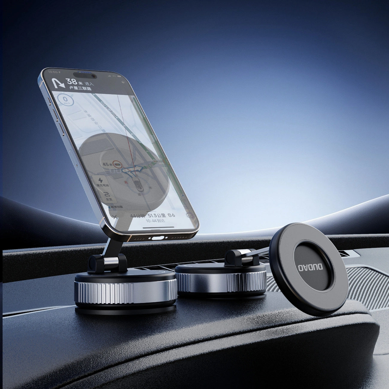 Magnetický držiak do auta Dudao F24PRO, Univerzálny, Čierny