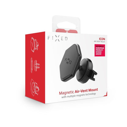 Magnetický držiak do auta Fixed Icon, Univerzálny, Čierny