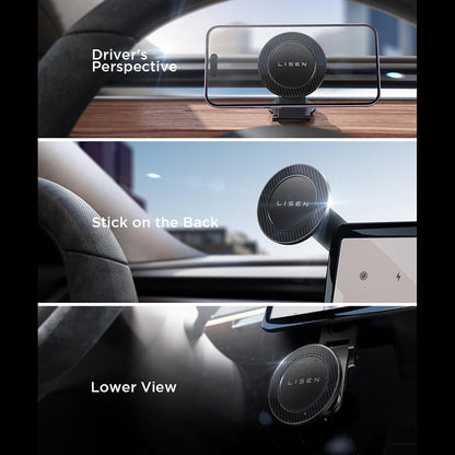 Magnetický držiak do auta Lisen, Univerzálny, Čierny YL0223050002