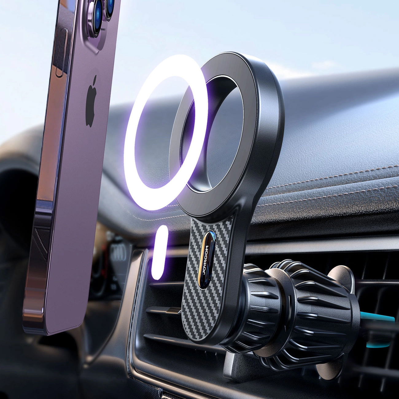 Magnetický držiak do auta Joyroom JR-ZS355 Air Vent, Univerzálny, Čierny