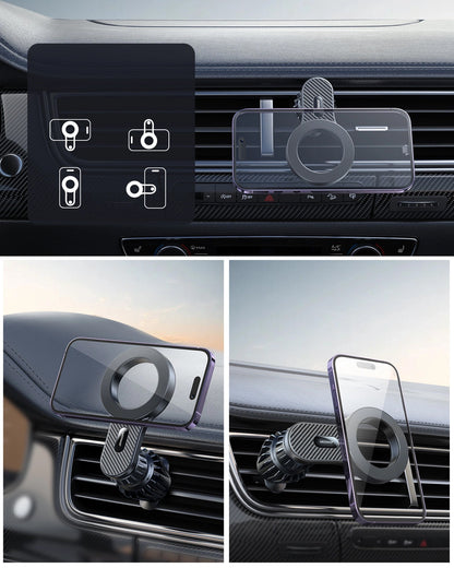 Magnetický držiak do auta Joyroom JR-ZS355 Air Vent, Univerzálny, Čierny