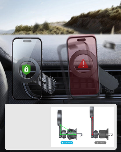 Magnetický držiak do auta Joyroom JR-ZS355 Air Vent, Univerzálny, Čierny