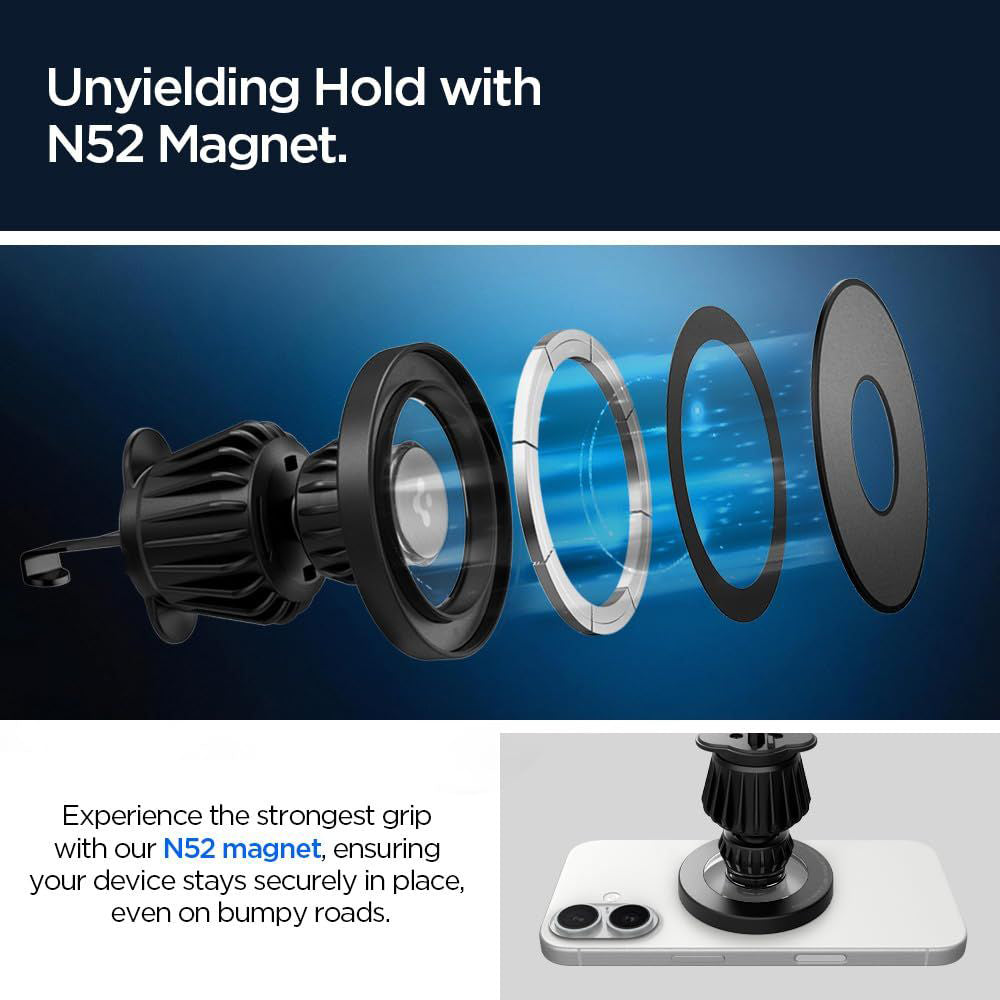 Magnetický Auto Držiak Spigen MFT13, Univerzálny, Čierny