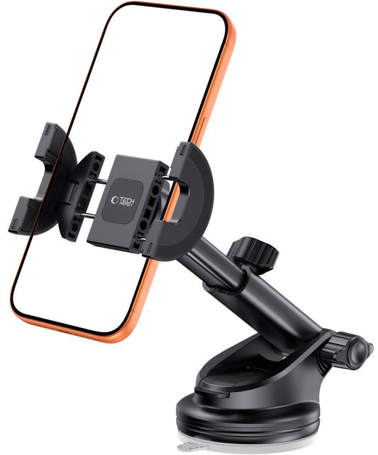 Magnetický držiak do auta Tech-Protect N62 2v1, Univerzálny, Čierny