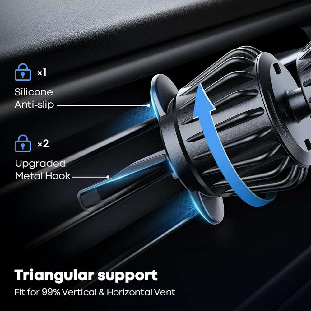 Magnetický Auto Držiak Techsuit S1, Univerzálny, Čierny