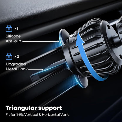 Magnetický Auto Držiak Techsuit S1, Univerzálny, Čierny