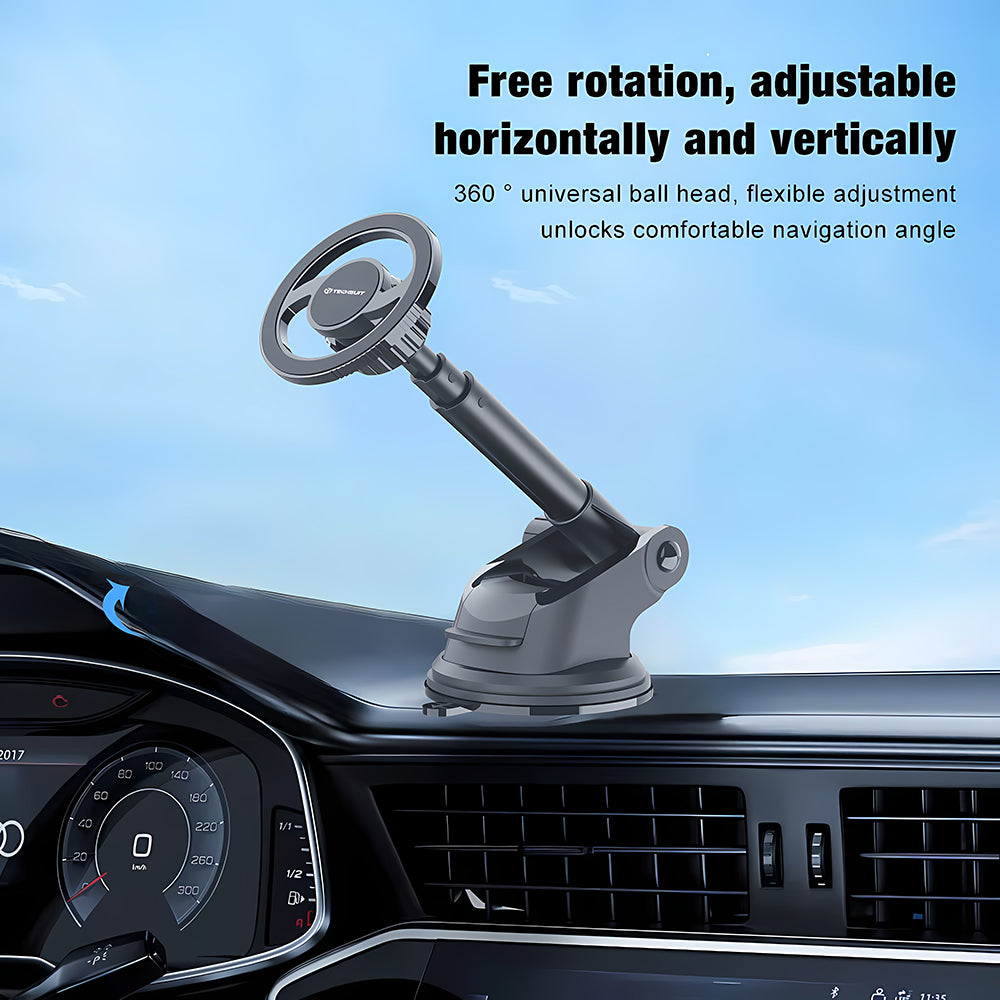 Techsuit S12 Magnetic Car Holder, Universal, Black