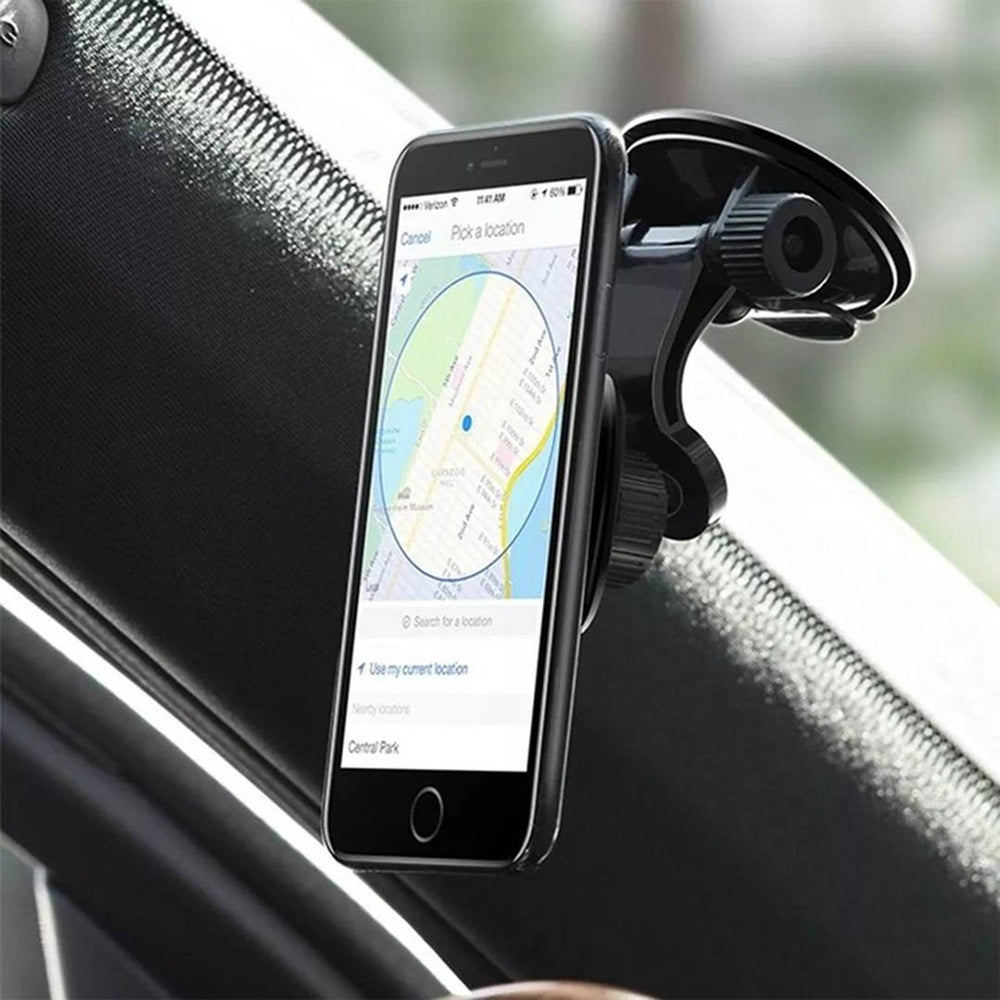 Magnetický Auto Držiak Techsuit S6, Univerzálny, Čierno Červený