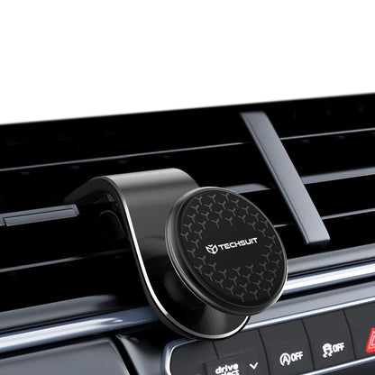 Magnetický auto držiak Techsuit S8, Univerzálny, Strieborný